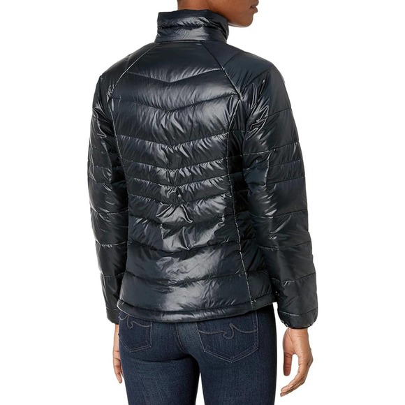 Columbia | Women | 650TD Omni Heat Navy Blue Radial Down Puffer Jacket | Large - Picture 15 of 15